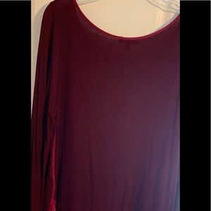 Anthropologie Bordeaux Burgandy blouse